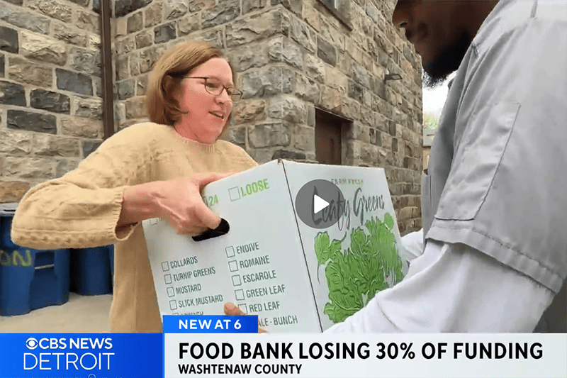 CBS News Detroit Story About USDA Cuts